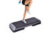 Costway 43'' Aerobic Stepper Step Cardio Fitness Exercise Adjust 4''-6''-8'' w/Risers Black