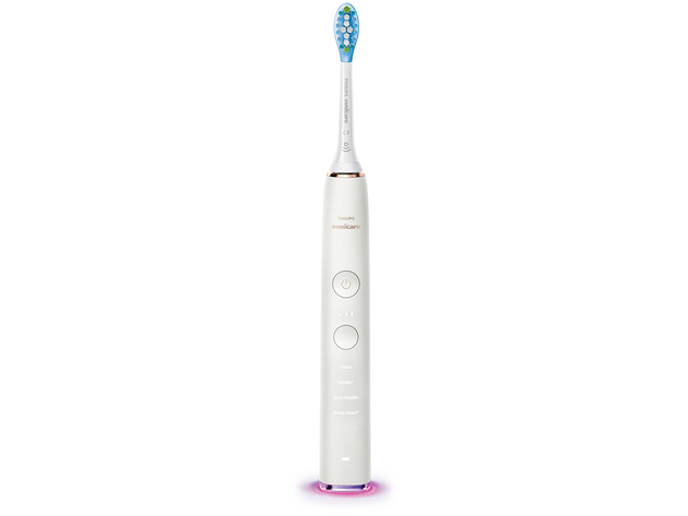 Philips Sonicare 9300 DiamondClean Smart Rechargeable Toothbrush with Adjustable Speed Settings, Rose Gold