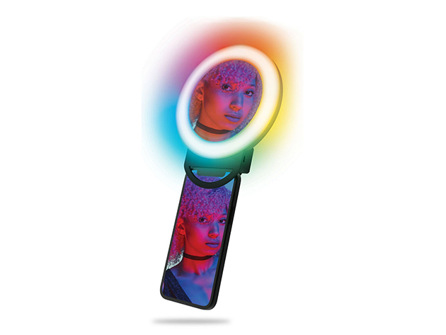 LED Color-Changing Selfie Ring Light