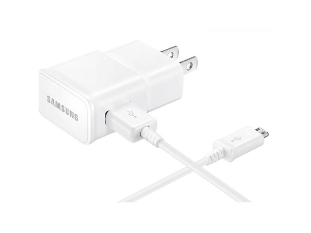 Samsung 2 Amp Charger W/ Micro USB Charger - White