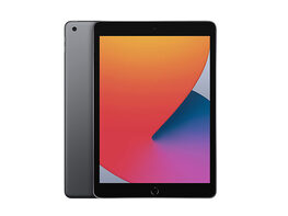 Apple iPad (2020) 8th Gen 128GB Wi-Fi Space Gray with Case & Charger (Refurbished)