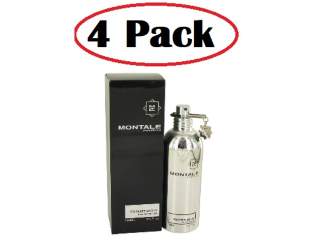 4 Pack of Montale Fougeres Marine by Montale Eau De Parfum Spray (Unisex) 3.4 oz
