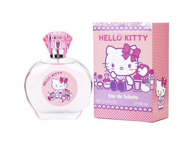 HELLO KITTY by Sanrio Co. EDT SPRAY 3.3 OZ for WOMEN ---(Package Of 4)