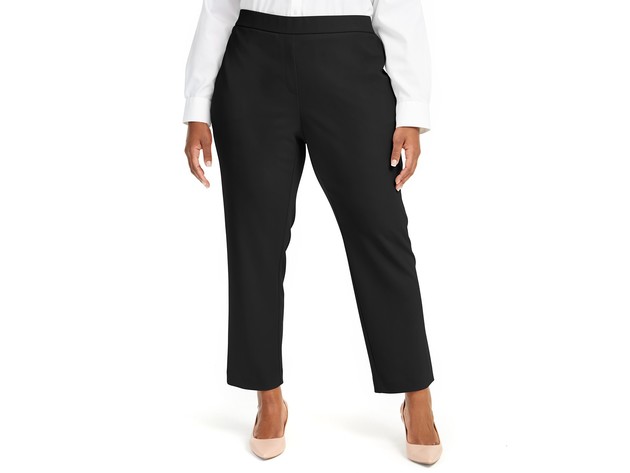 Alfani Women's Plus Pull-On Dress Pants Black Size 1X