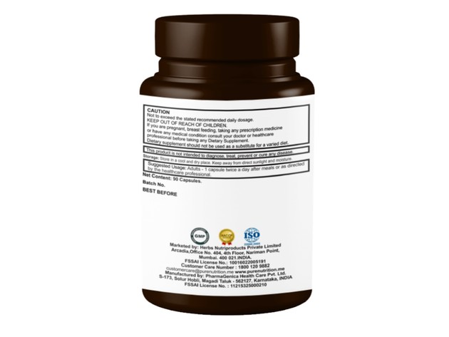 Pure Nutrition Moringa Vital Wholefood Multi Vitamins & Trace Minerals with Vital Nutrients - 90 Veg Capsules