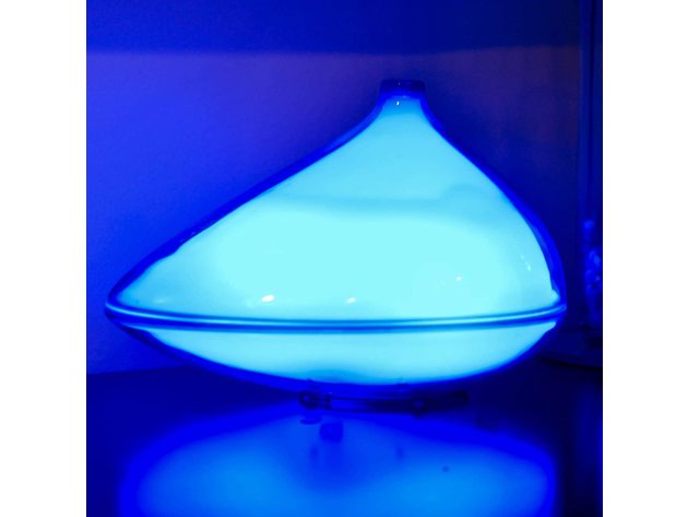 ZAQ Dew Essential Oil Diffuser LiteMist Ultrasonic Aromatherapy with Ionizer and Color-Changing Light - 80 ML Capacity, White