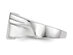 Mens Synthetic Cubic Zirconia (CZ) Band Ring in Sterling Silver - 10