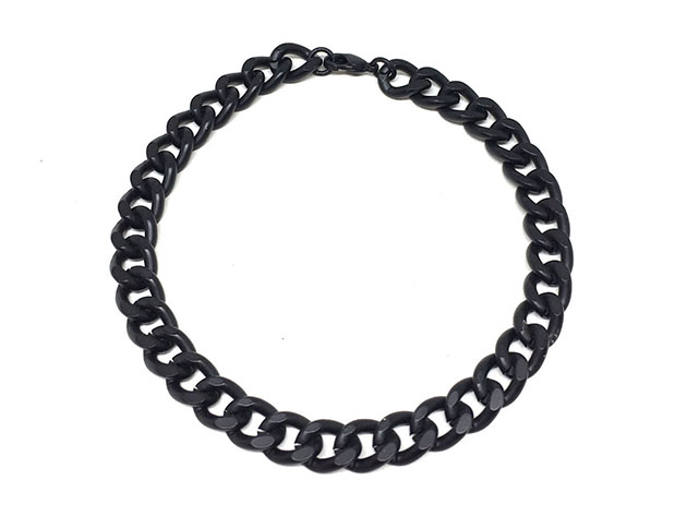 Black Curb Chain Bracelet | StackSocial