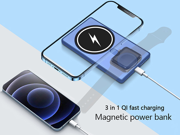 3-in-1 Magnetic Wireless Power Bank