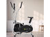 Goplus 2 IN 1 Elliptical Fan Bike Dual Cross Trainer Machine Exercise Workout Home Gym - Black