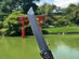 Pocket Samurai Titanium Keychain Knife (Gray)