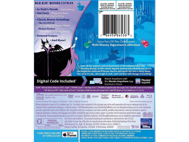 Sleeping Beauty: Signature, Blu-ray (New Open Box)