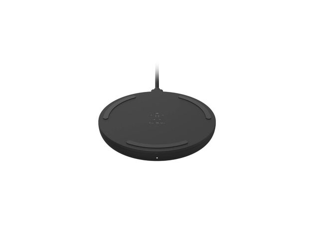 Belkin Boostup Base 10 Watts Wireless Charging Pad and QC 3.0 Wall Charger, Black (New Open Box)