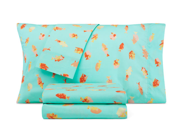 Nautica Kids Tropical Fish Cotton-Rich Sheet Set - Full