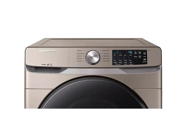 Samsung WF45R6100AC 4.5 cu. ft. Champagne Front Load Washer with Steam