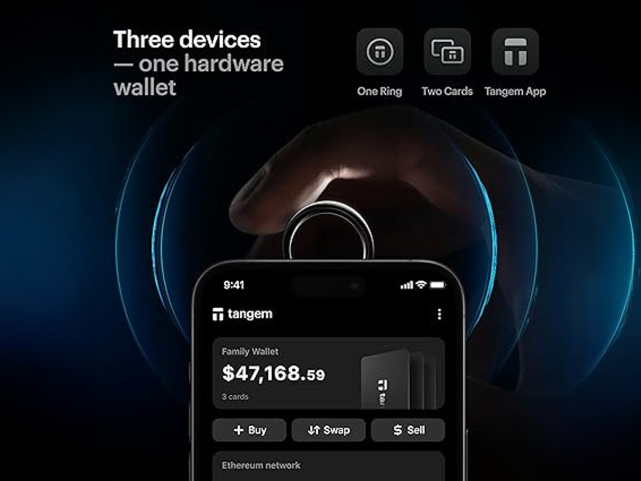 Tangem Ring - The World's First Wearable Crypto Wallet - Size 12