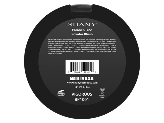 SHANY Paraben Free Powder Blush - VIGOROUS