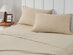 Kathy Ireland 4 Piece Heathered Jersey Knit Cotton Sheet Set