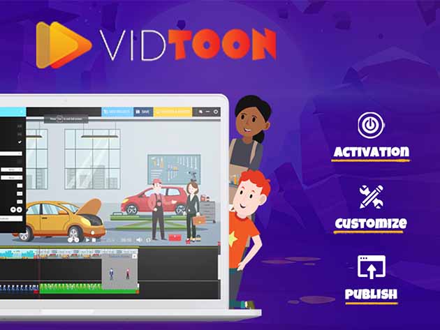 VidToon 2.0 Animated Video Maker: Lifetime Subscription