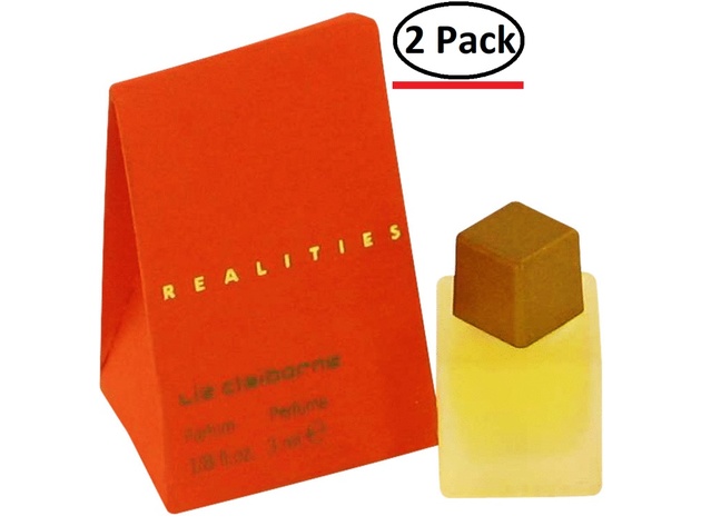 REALITIES by Liz Claiborne Mini Perfume .12 oz for Women (Package of 2)