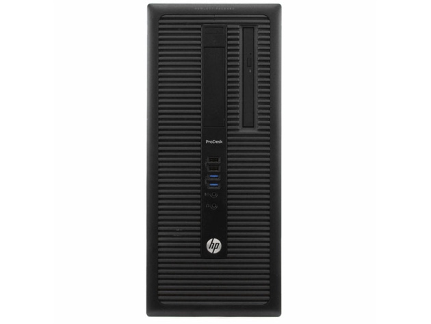 HP ProDesk 600G1 Tower PC, 3.2GHz Intel i5 Quad Core Gen 4, 4GB RAM, 250GB SATA HD, Windows 10 Home 64 bit, 22" Screen (Renewed)