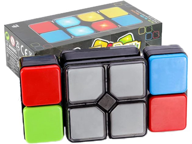 Magic Flip Slide Cube Puzzle Toy Music Multiplayer Electronic Game LED Toys！~ 