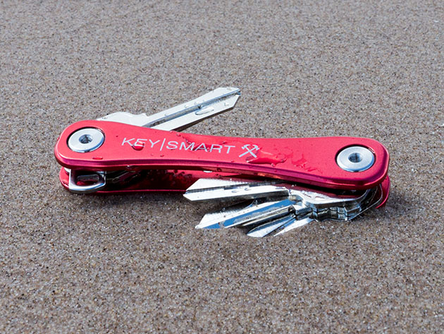 KeySmart® Rugged Compact 14-Key Holder (Red)
