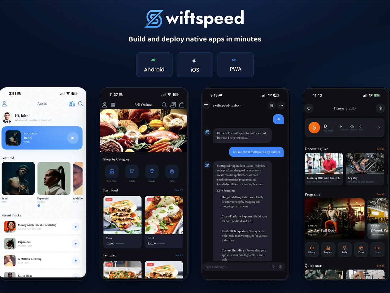 Swiftspeed AI App Builder Pro Plan: 3-Year Subscription