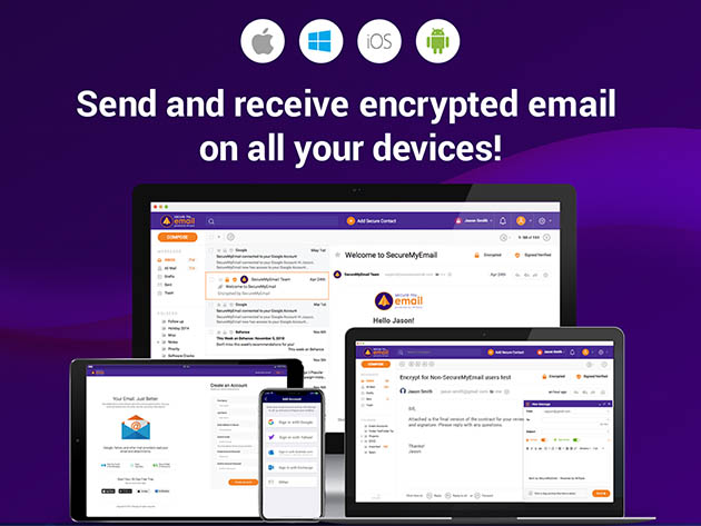 Encrypt Email with SecureMyEmail: Lifetime Subscription