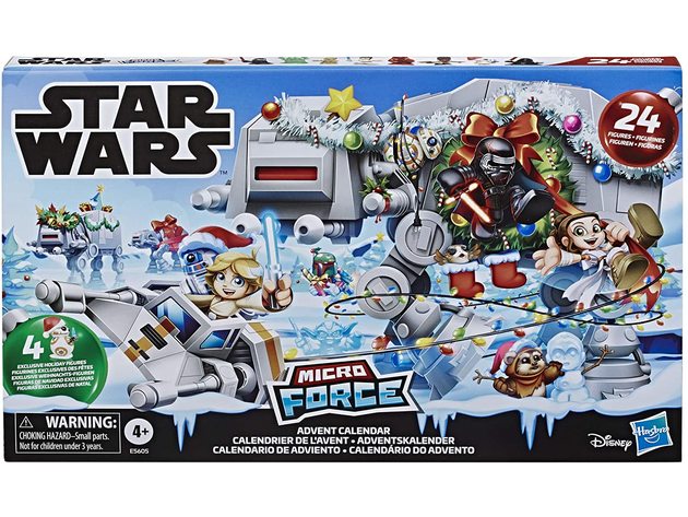 Star Wars Micro Force Advent Calendar Holiday Display w/ 24 Collectible Surprise (new)