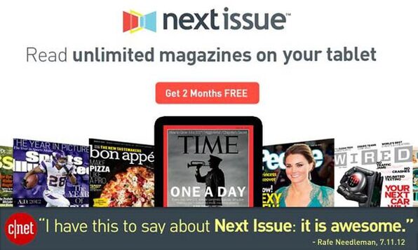 Next Issue Media - 2 Free Months of Unlimited Access - Product Image
