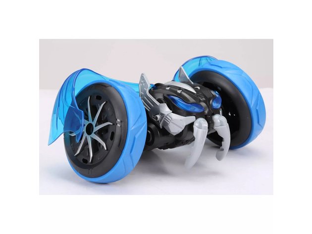 New Bright 10 Inch Full Function Radio Control Acrobat with Pre Programmed Controls and 2.4GHz Remote, Blue