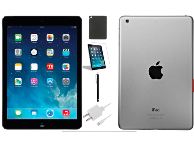 Apple iPad Pro 9.7" 256GB 2.1GHz 2GB RAM - Gold (Refurbished: Wi-Fi + Cellular) + Accessories Bundle