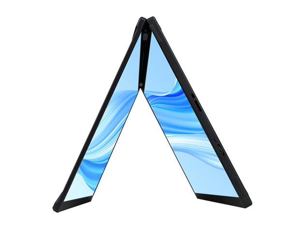 UStation Delta: Portable Folding Dual 15.6" Display with Built-In Stand