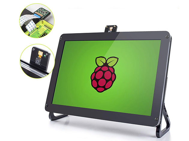 Raspberry Pi 4B 10.1" Display with HDMI Cable & Camera Holder