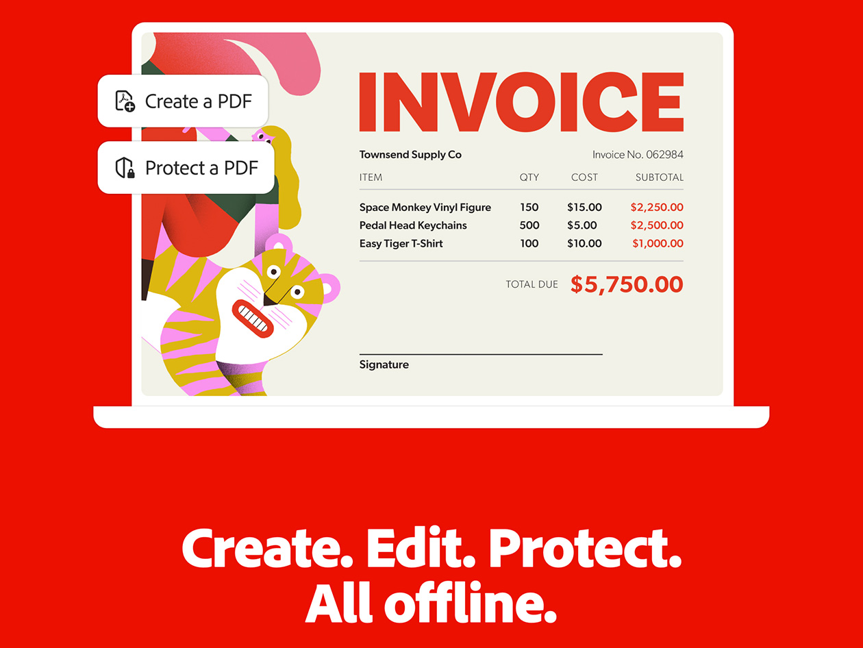 Adobe Acrobat 2024 Pro PDF Software for Mac & Windows: 3-Yr License [Digital Code] - U.S. Only