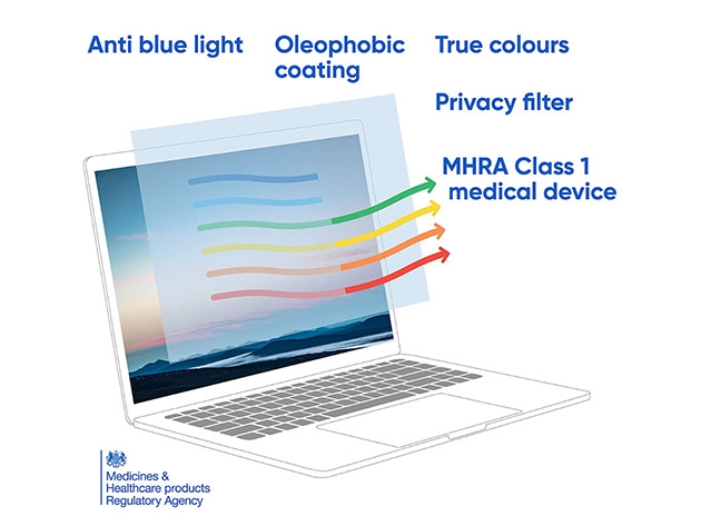 blue light filter on macbook pro