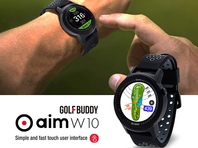 GOLFBUDDY Aim W10 GPS Golf Watch