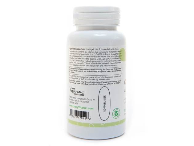 LuckyVitamin - CoQ10 400 mg. - 30 Softgels