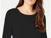 Alfani Women's Flare Top  Deep Black Size Medium