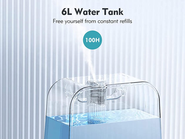 6L Humidifier with 360° Nozzle & Night Light