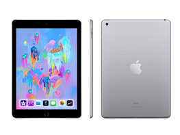 Apple iPad 6th Gen 9.7" (2018) 32GB WiFi & 4G Unlocked Space Gray (Refurbished) & Accessories Bundle