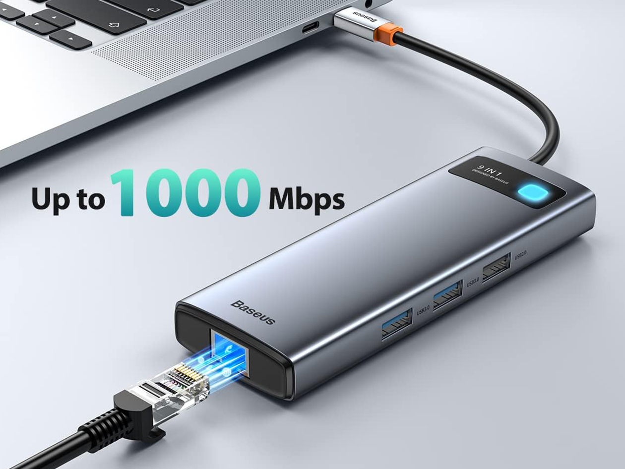 Baseus Joystar 9-in-1 USB-C Hub (Open Box)