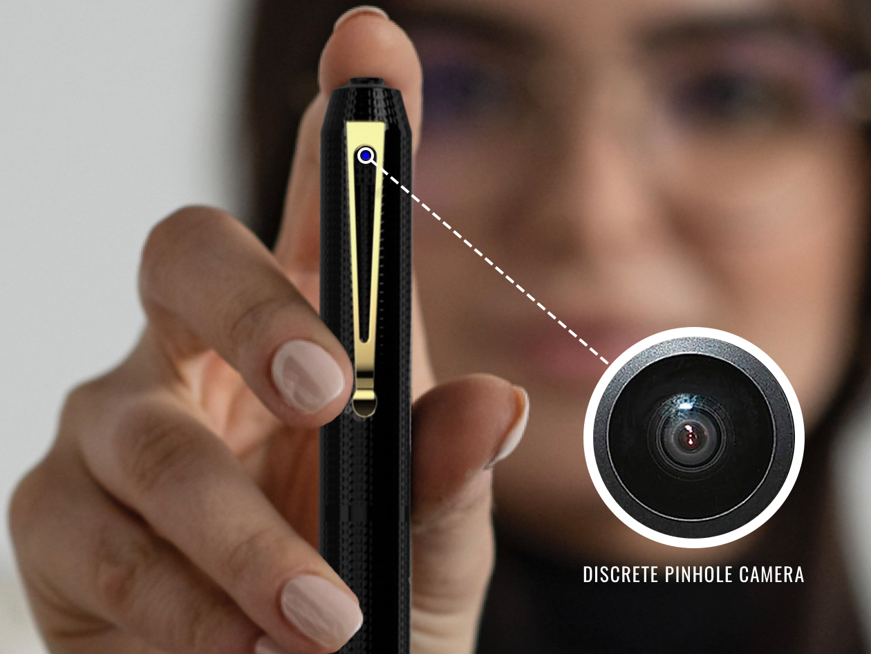 iSpyPen Pro X 2K HD Recording Camera Pen 64GB (Rose Gold)