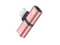 iPhone Audio & Charger Adapter - Rose Red
