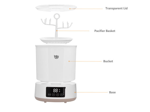 Babyjoy Multifunctional Baby Bottle Electric Steam Sterilizer Dryer Machine LED Display