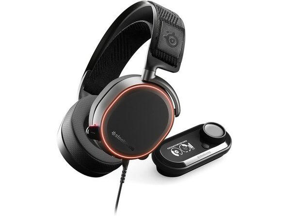 Steelseries Arctis Pro + Gamedac Wired Gaming耳机 - 认证高分辨率音频 - 专用DAC和AMP  - 适用于PS5 / PS4和PC  - 黑色 - 新零售盒 - 产品形象