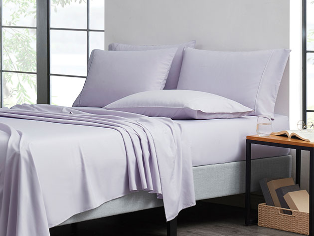Bamboo Comfort 6-Piece Luxury Sheet Set Lilac - King