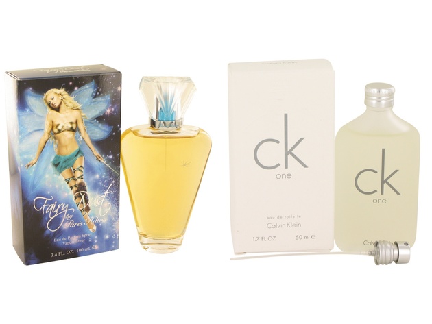 Gift set  Fairy Dust by Paris Hilton Eau De Parfum Spray 3.4 oz And  CK ONE EDT Pour/Spray (Unisex) 1.7 oz