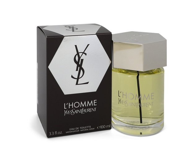 L'homme by Yves Saint Laurent Eau De Toilette Spray 3.4 oz for Men (Package of 2)